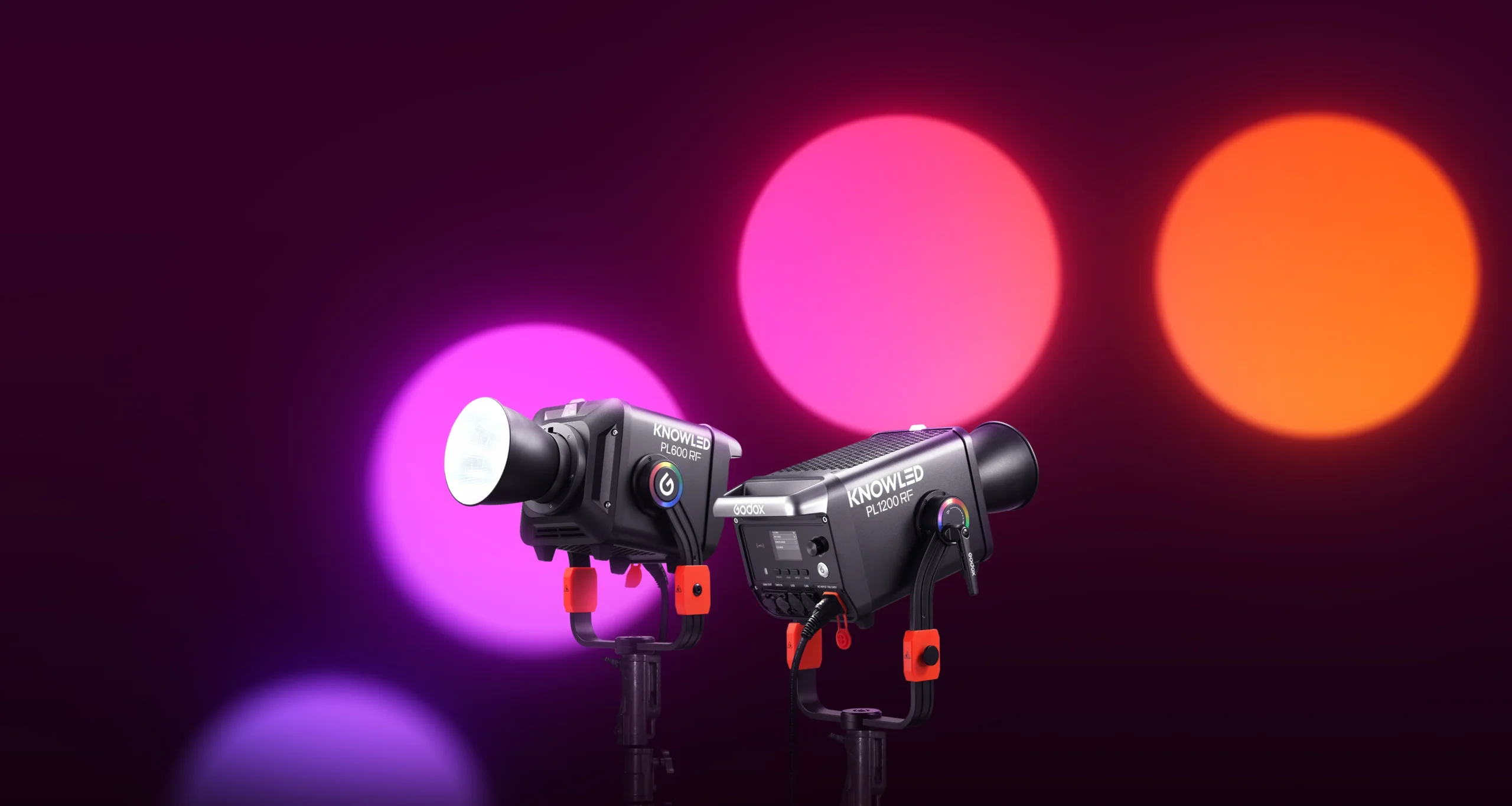 Godox KNOWLED PL600RF and PL1200RF PaletteLab LED cinema lights